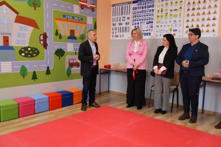 Uroczystość otwarcia Sali Bezpieczeństwa Ruchu Drogowego